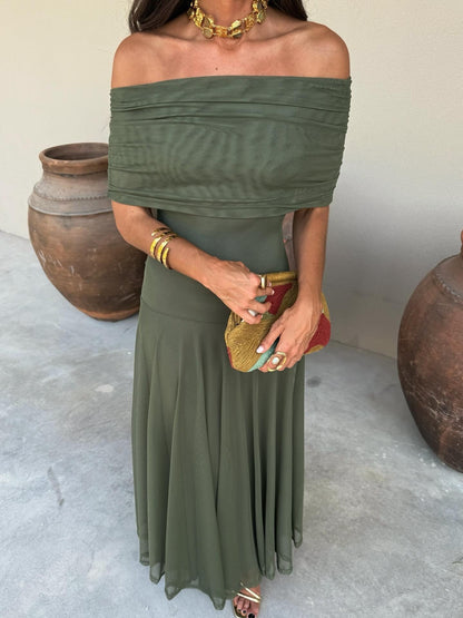 ALBA | Vestido Halter Elegante