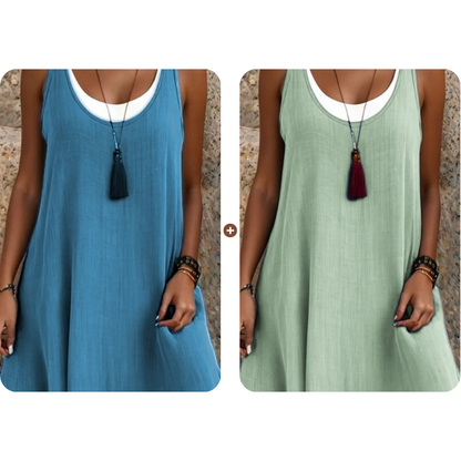 MARTA| Vestido veraniego para combinar en capas