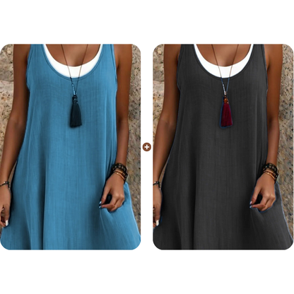 MARTA| Vestido veraniego para combinar en capas