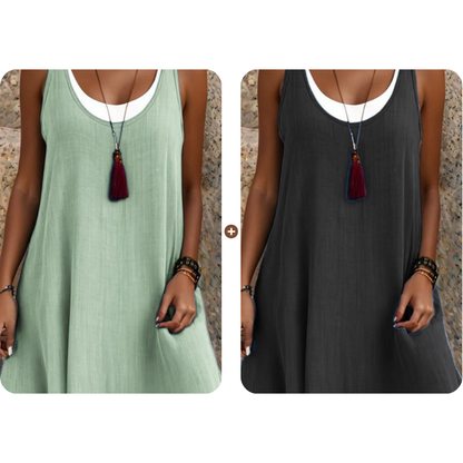 MARTA| Vestido veraniego para combinar en capas