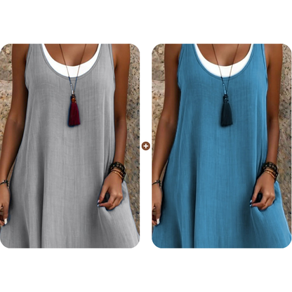 MARTA| Vestido veraniego para combinar en capas