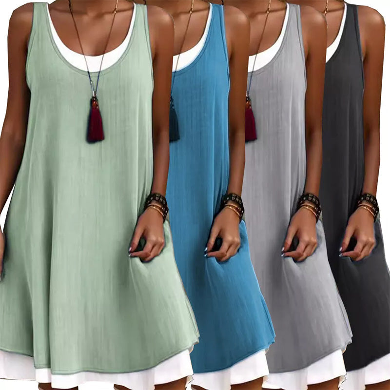 MARTA| Vestido veraniego para combinar en capas
