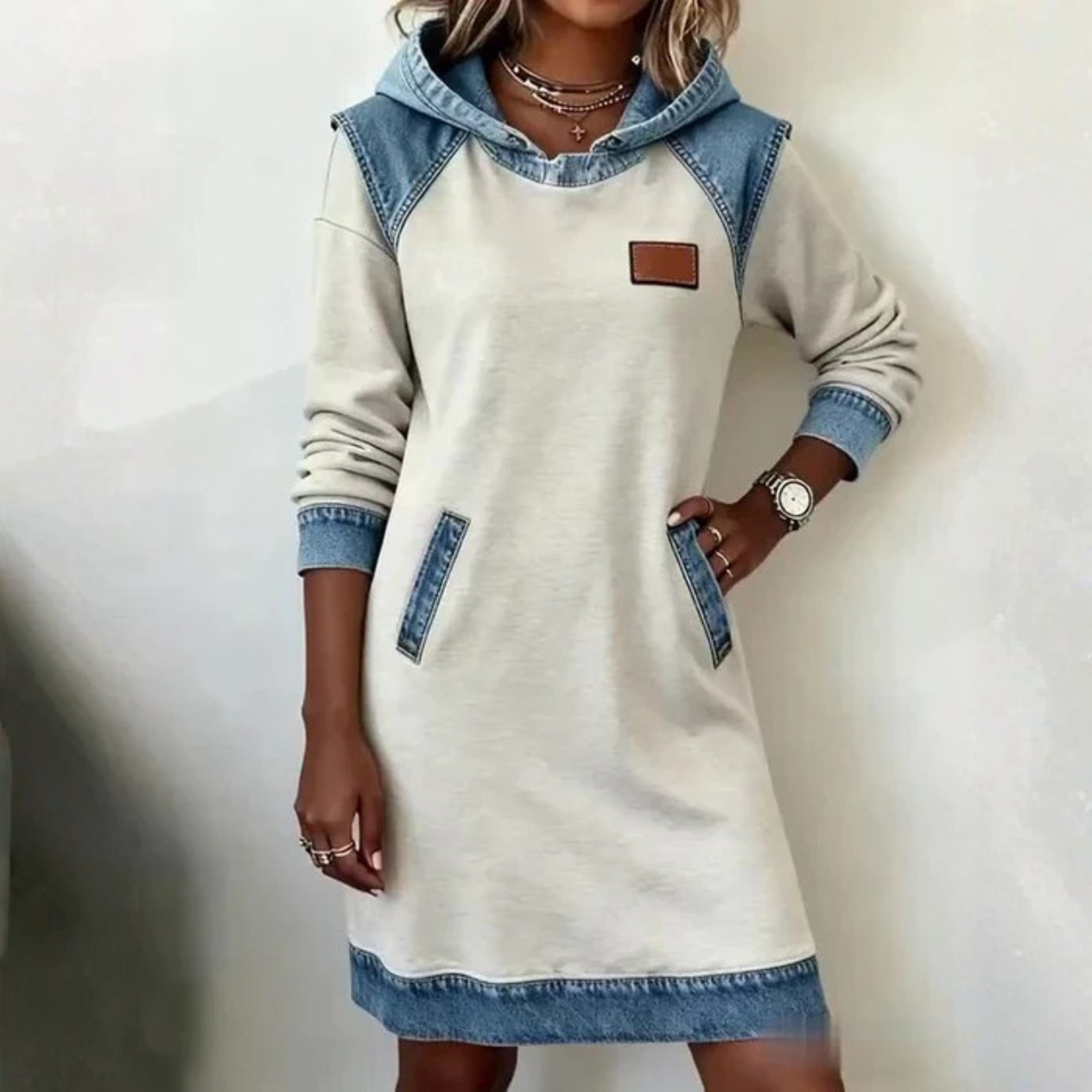 Paula - Vestido Sudadera Con Capucha